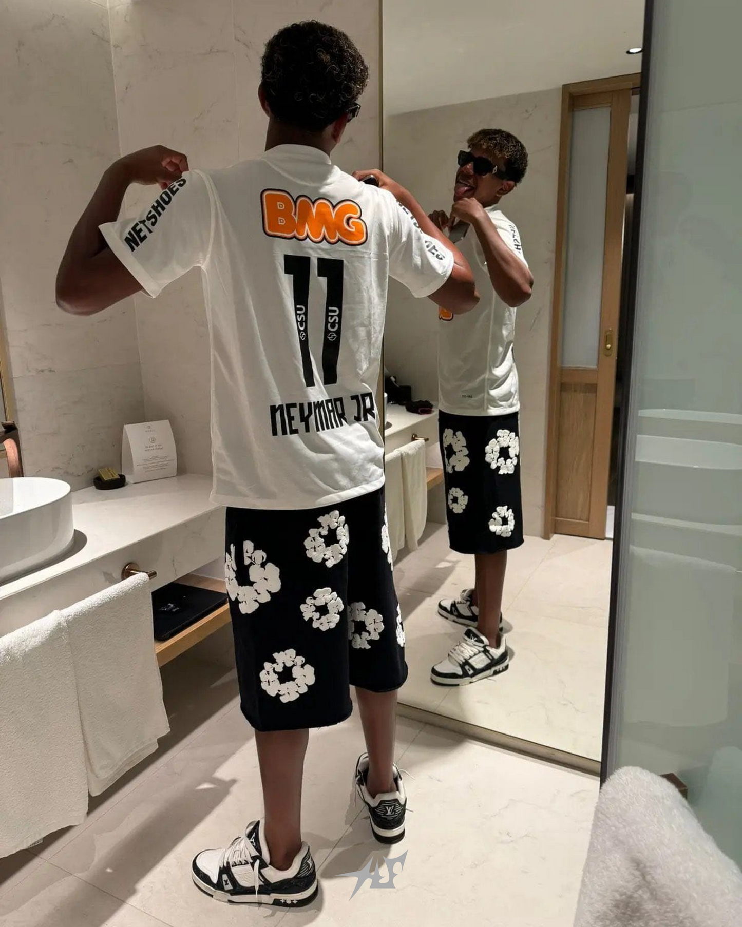 Neymar Jr Santos Maillot