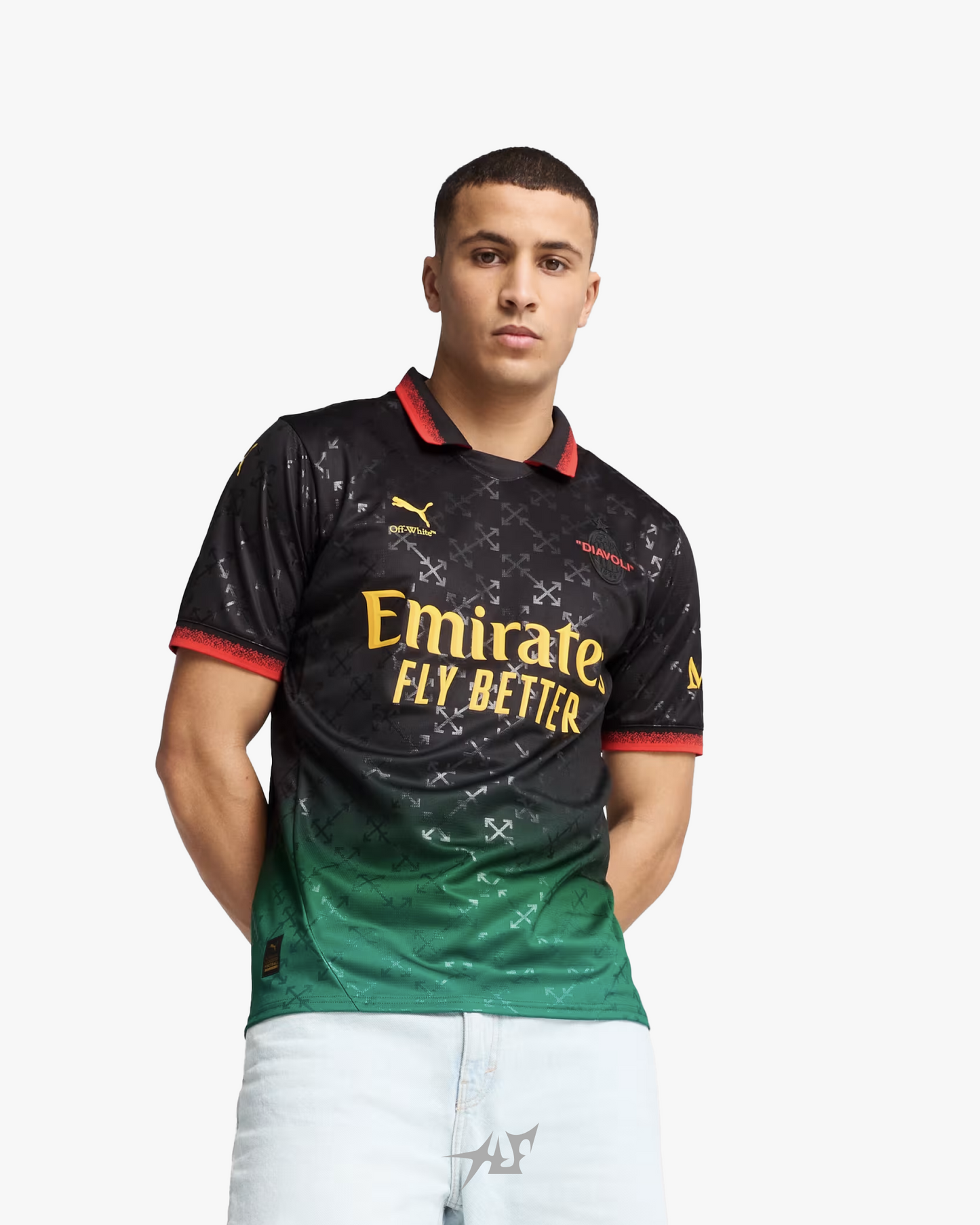 AC MILAN x OFF WHITE BLACK