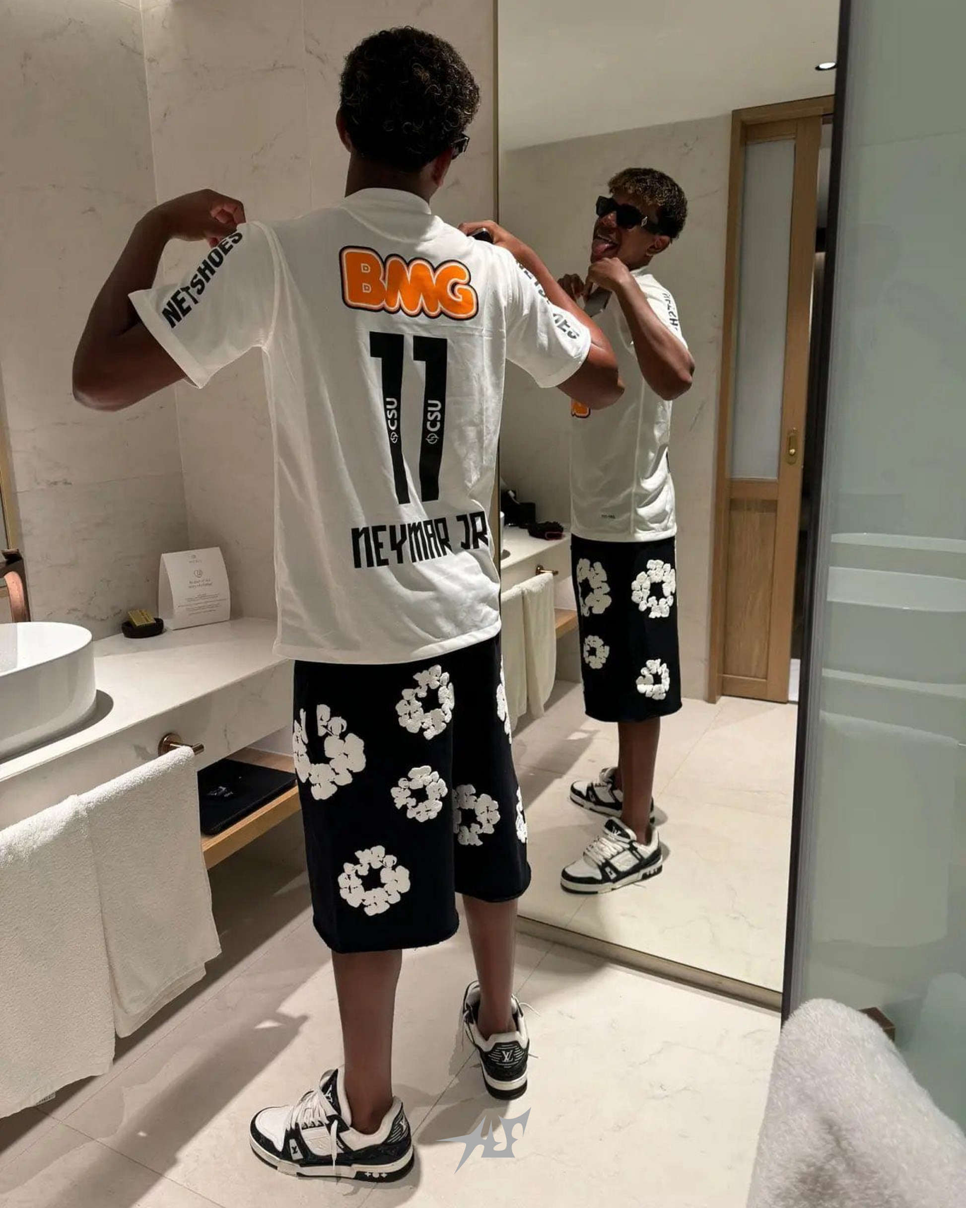Neymar Jr Santos Maillot