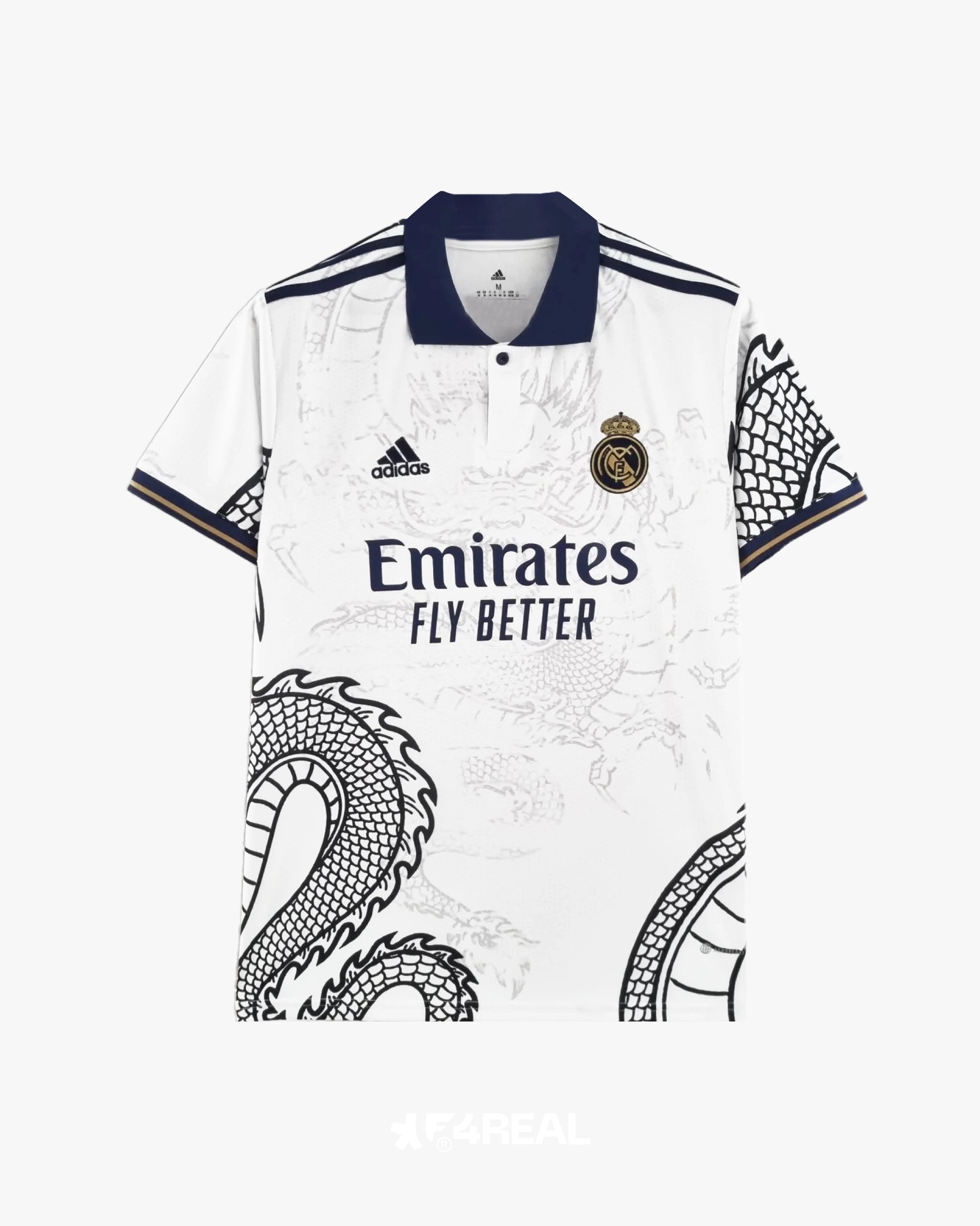 Real Madrid White Dragons Jersey XLFOREAL